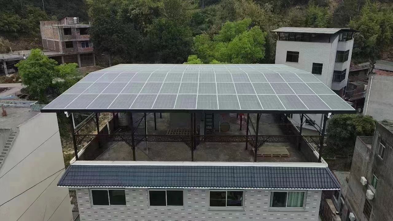 改则15kw+10kwh自建别墅家庭光伏储能系统